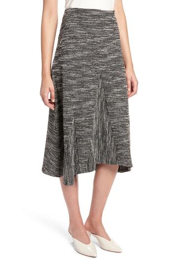 Women's Halogen Tweed A-line Skirt, Size - Black