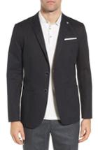 Men's Ted Baker London Cliford Trim Fit Stretch Cotton Blazer (s) - Blue