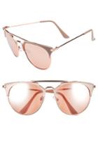 Women's Bp. Retro Sunglasses - Nude/ Rose Gold