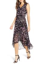 Women's Misa Los Angeles Caterine Sleeveless High/low Dress - Black