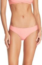 Women's Lucky Brand Sucker For Pretty Hipster Bikini Bottoms - Coral