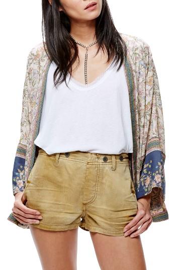Women's Free People Cargo Shorts - Beige