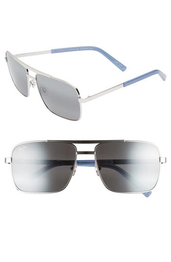 Men's Maui Jim Compass 60mm Polarized Aviator Sunglasses -