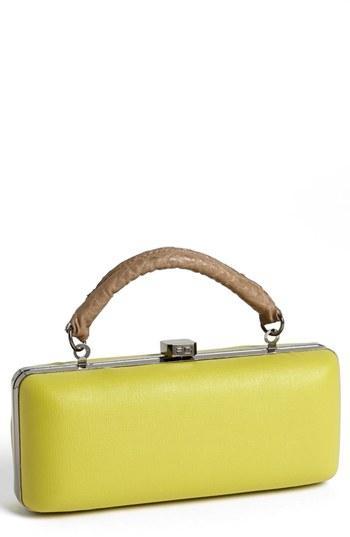 French Connection 'start The Party' Color Pop Minaudiere Sulfer/