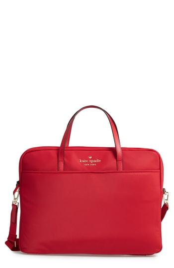 Kate Spade New York Uni Slim Laptop Commuter Bag - Red
