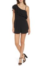 Women's Speechless Ruffle One-shoulder Romper