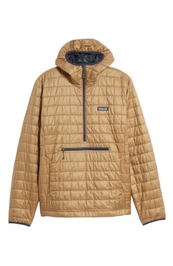Men's Patagonia Nano Puff Bivy Regular Fit Water Resistant Jacket - Beige