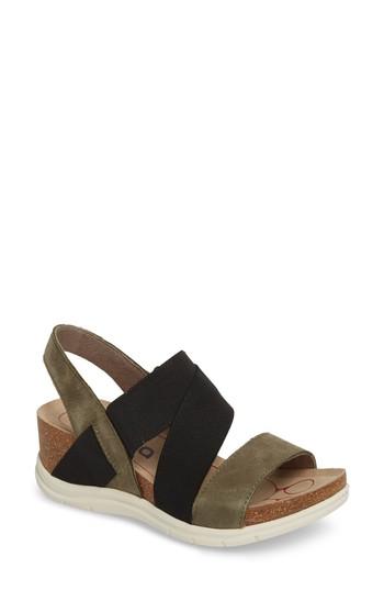 Women's Bionica Paisley Wedge Sandal M - Green