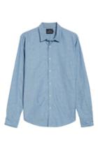 Men's Scotch & Soda Classic Oxford Shirt, Size - Blue