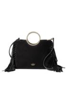 Kate Spade New York White Rock Road - Sam Suede Satchel - Black