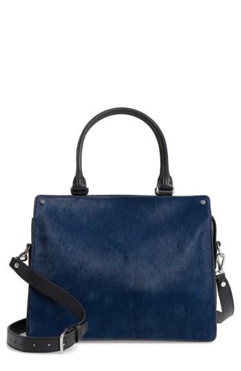 Treasure & Bond Logan Genuine Calf Hair Satchel -