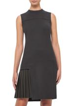 Women's Akris Punto Side Pleat Wool Tricot Dress