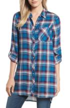 Women's Kut From The Kloth Ravi Plaid Shirt - Blue/green