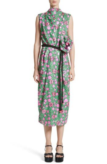 Women's Marc Jacobs Floral Sequin Midi Dress