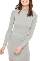 Women's Topshop Lettuce Edge Body-con Dress Us (fits Like 0) - Grey