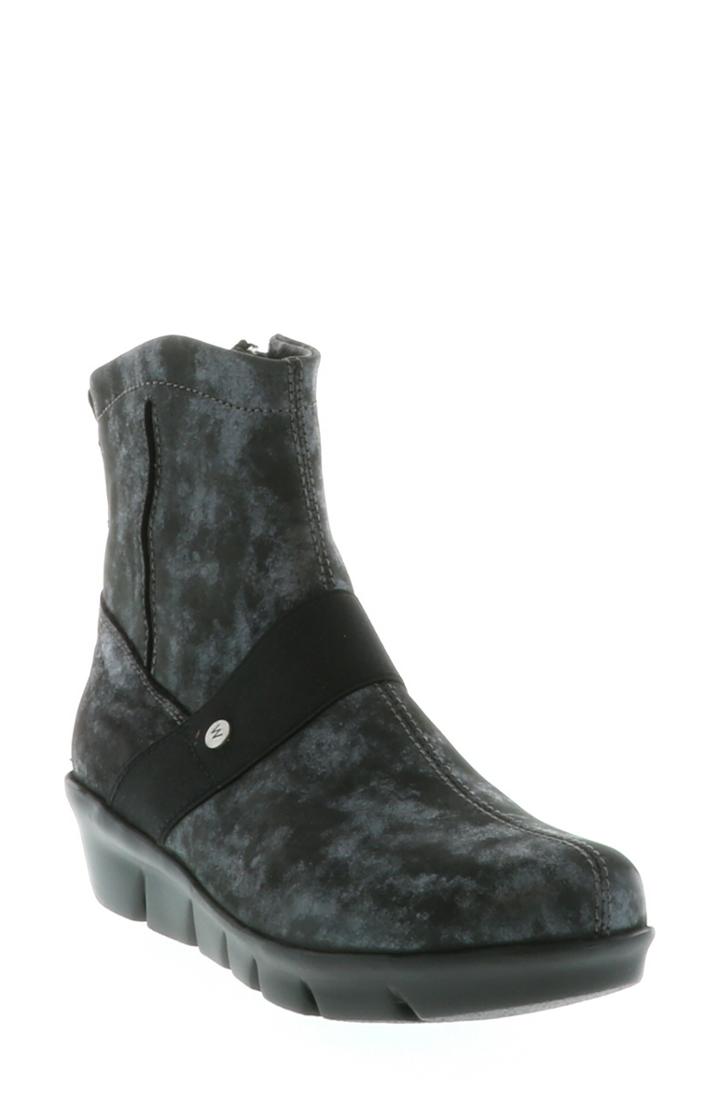 Women's Wolky Omni Wedge Bootie -6.5us / 37eu - Black