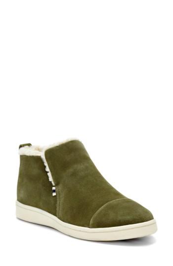 Women's Ed Ellen Degeneres Cambon Faux-shearling Lined Bootie M - Green
