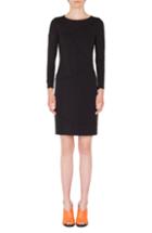 Women's Akris Punto Scallop Detail Dress - Black