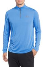 Men's Under Armour Threadborne Quarter-zip Performance Shirt, Size - Blue