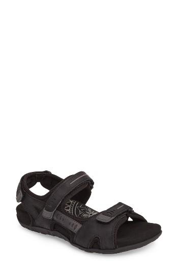 Women's Aetrex Bree Sport Sandal Eu - Black