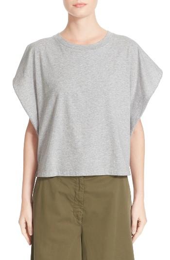 Women's Mm6 Maison Margiela Mixed Media Tee