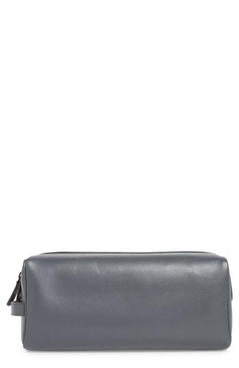 Common Projects Leather Dopp Kit - Grey