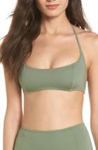 Women's Solid & Striped The Jessica Halter Bikini Top - Green