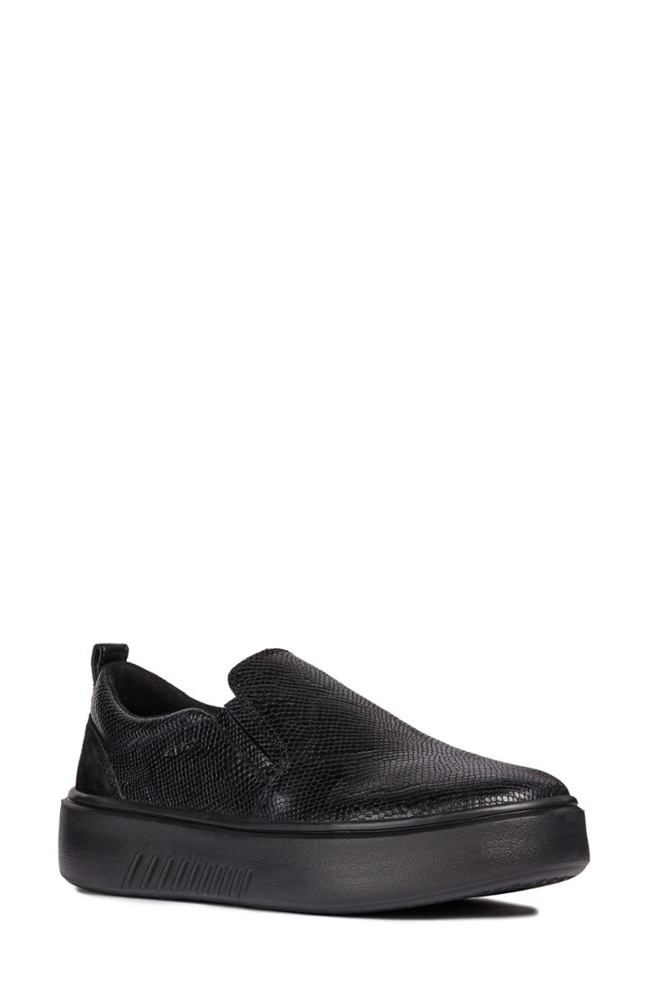 Women's Geox Nhenbus Slip-on Sneaker Us / 37eu - Black