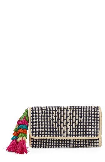 Mar Y Sol Dalia Clutch - Blue
