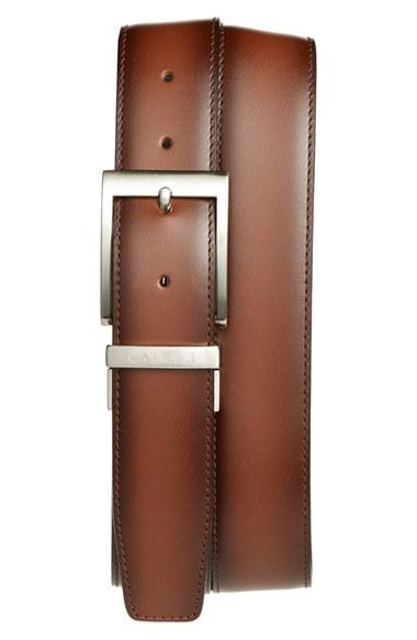 Men's Canali Leather Belt