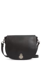 Longchamp Medium Alezane Leather Saddle Bag - Black