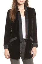 Women's Bb Dakota Curran Velvet Blazer - Black