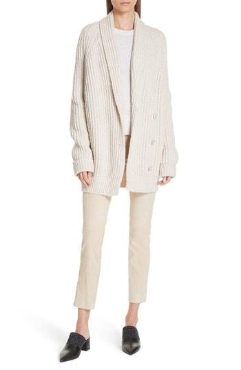 Women's Vince Wool Blend Knit Cardigan - White
