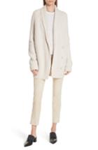 Women's Vince Wool Blend Knit Cardigan - White