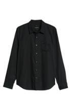 Men's True Religion Brand Jeans Solid Essential Sport Shirt - Black
