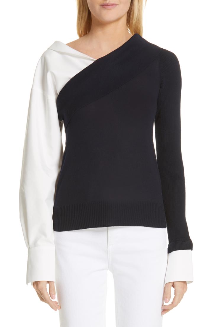 Women's Adeam Two-way Knit Top - Blue