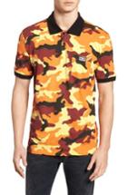 Men's Obey All Eyes Camo Polo - Orange