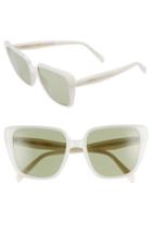 Women's Celine 57mm Modified Square Cat Eye Sunglasses -