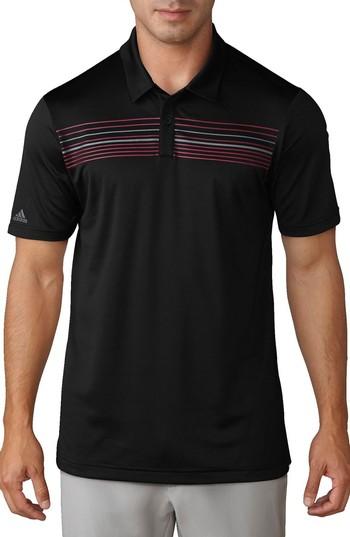 Men's Adidas Climacool Striped Polo