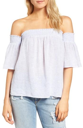 Women's Rails Isabelle Off The Shoulder Top - Blue