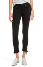 Women's Rag & Bone/jean Stevie Tie Hem Capri Skinny Jeans - Black
