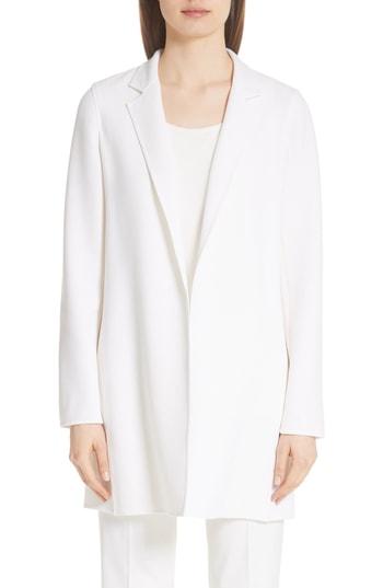 Women's Lafayette 148 New York Mattia Wool Jacket - White