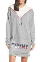 Women's Tommy Hilfiger Oversize Hoodie Sweatshirt - Grey