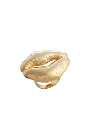 Women's The Accessory Junkie Lips Ring
