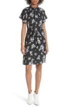 Women's Rebecca Taylor Hydrangea Silk Dress - Black