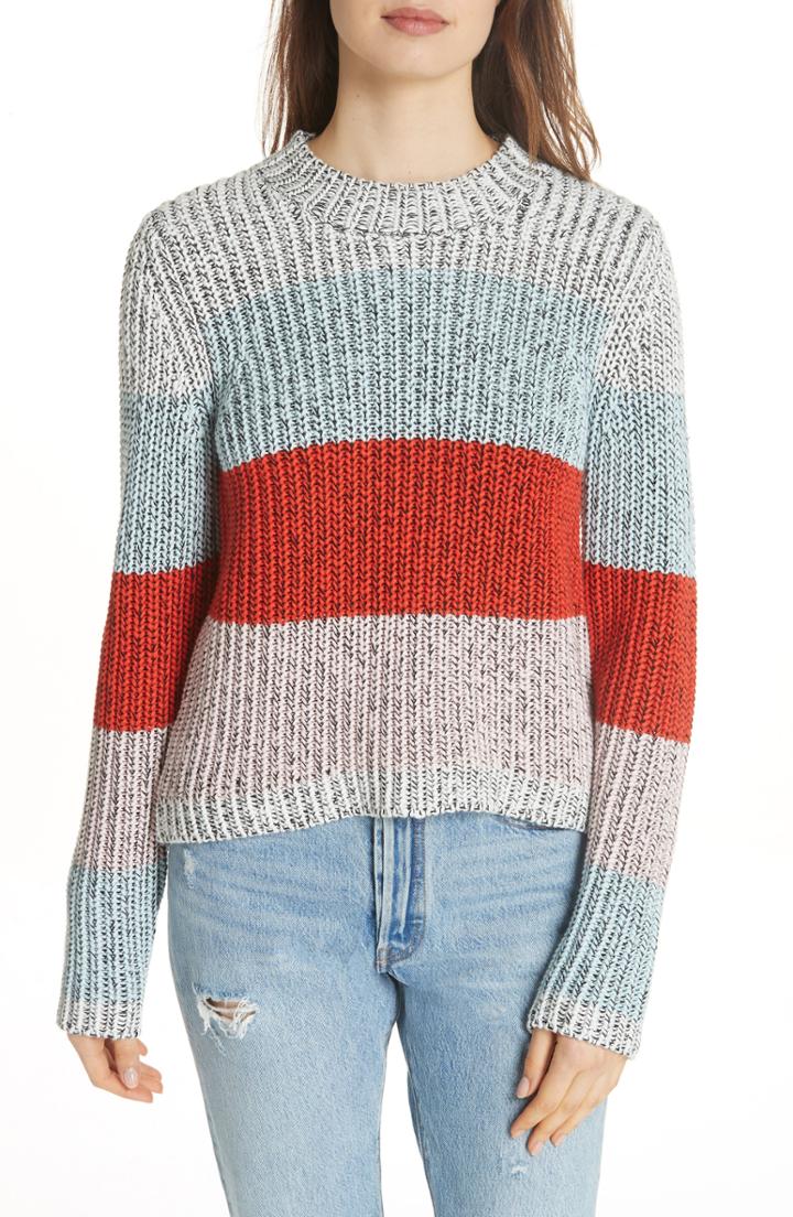 Women's La Ligne Chunky Crop Cotton Sweater