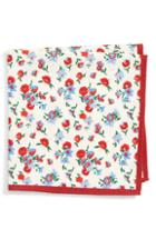 Men's Nordstrom Men's Shop Floral Silk Pocket Square