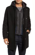 Men's Marc New York Rowland Hooded Bib Lined Parka - Black
