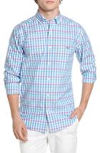 Men's Vineyard Vines Crystal Reef Check Tucker Classic Fit Sport Shirt - Pink