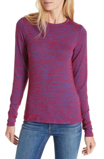 Women's Rag & Bone/jean Slim Long Sleeve Top, Size - Red